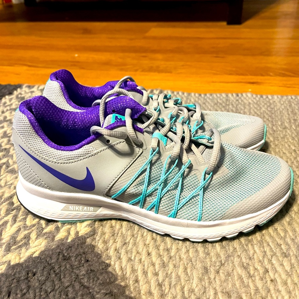 Nike Air Relentless 6 grey purple turquoise